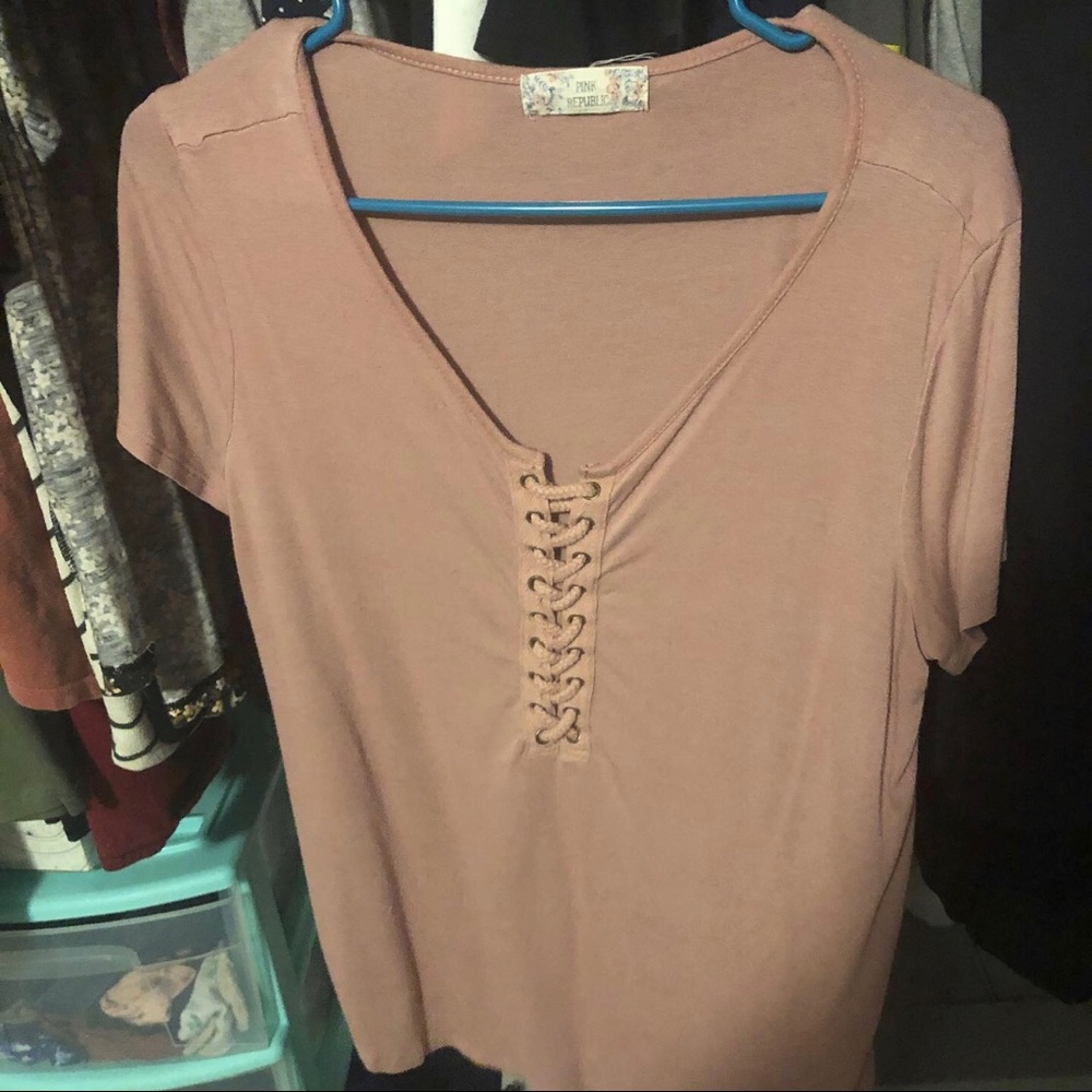 Pink shirt